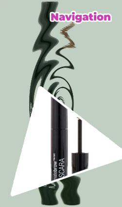 Brown mascara on blondes