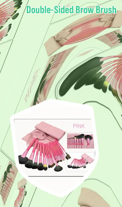 Double sided makeup brush