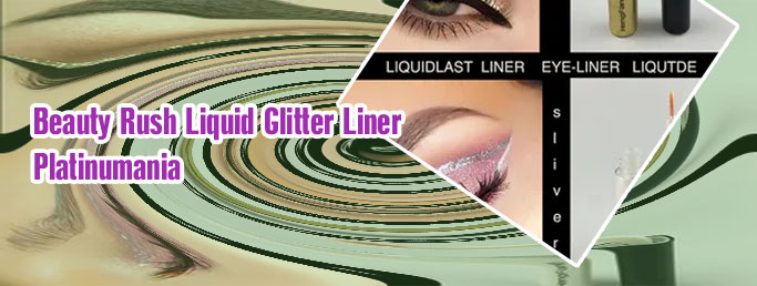 Liquid glitter liner