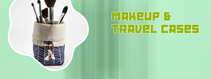 Makeup brush holder travel