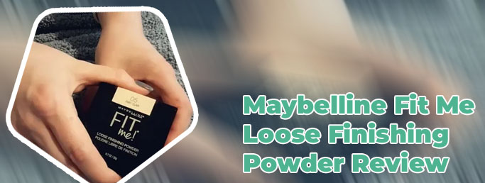 Maybelline fit me loose finishing powder swatches