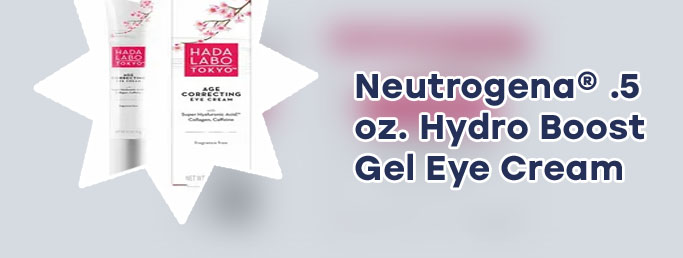 Neutrogena hydro boost eye cream dark circles