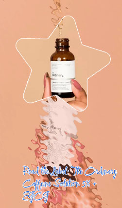 Ordinary caffeine eye serum