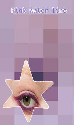 Pink waterline eyeliner