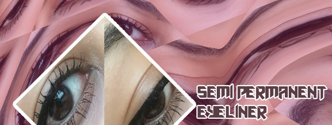 Semi permanent makeup eyeliner