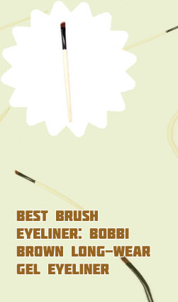 Thin eyeliner brush